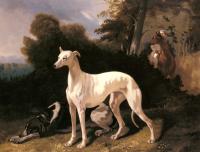 Alfred Dedreux - A Greyhound In An Extensive Landscape